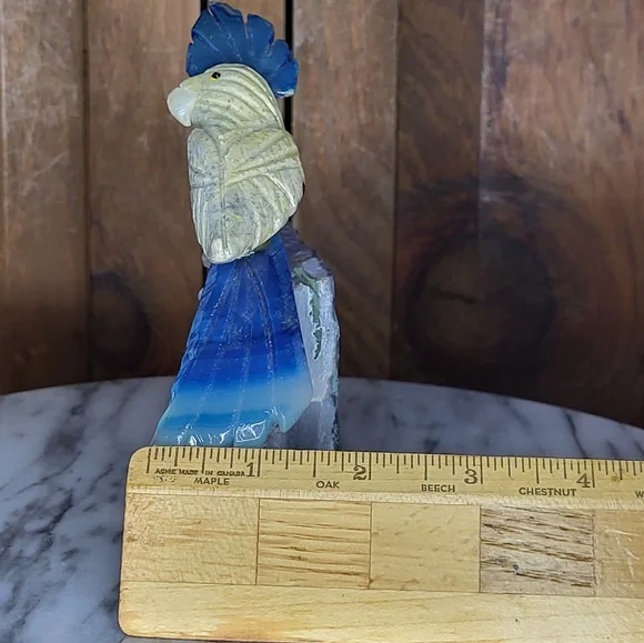 Amethyst Stone Parrot